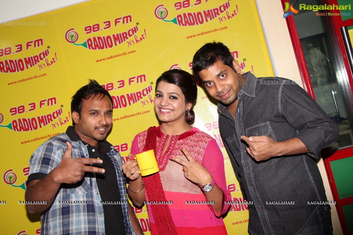 Tashu Kaushik at Mirchi Studios, Hyderabad