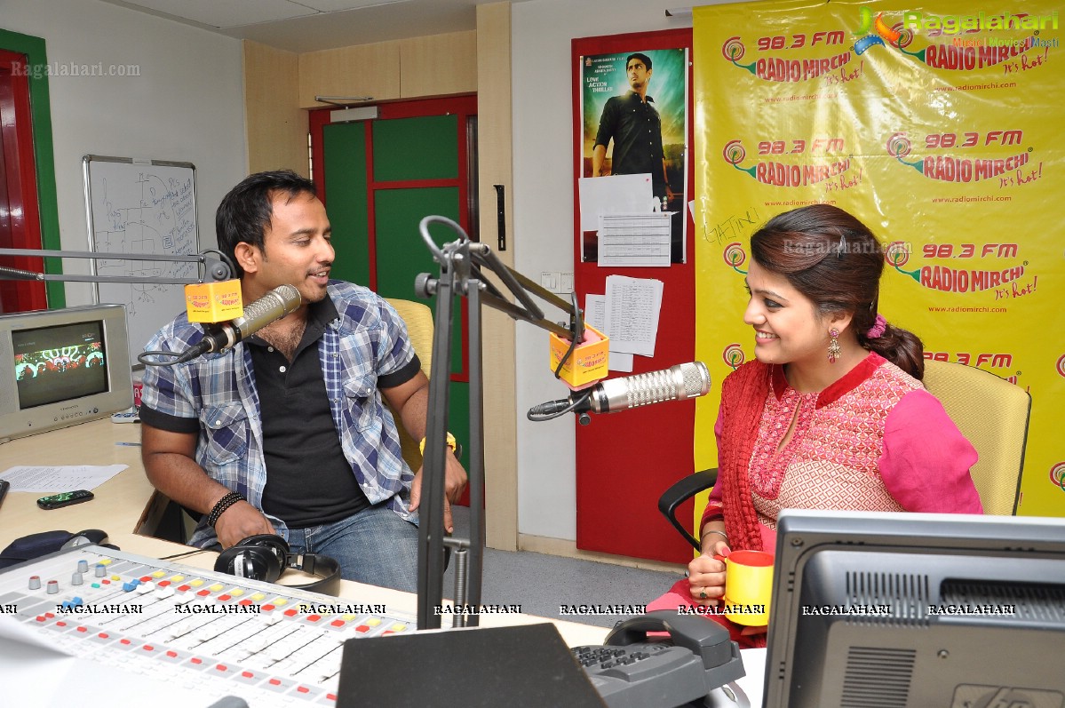 Tashu Kaushik at Mirchi Studios, Hyderabad