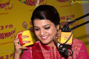 Tashu Kaushik at Mirchi Studios