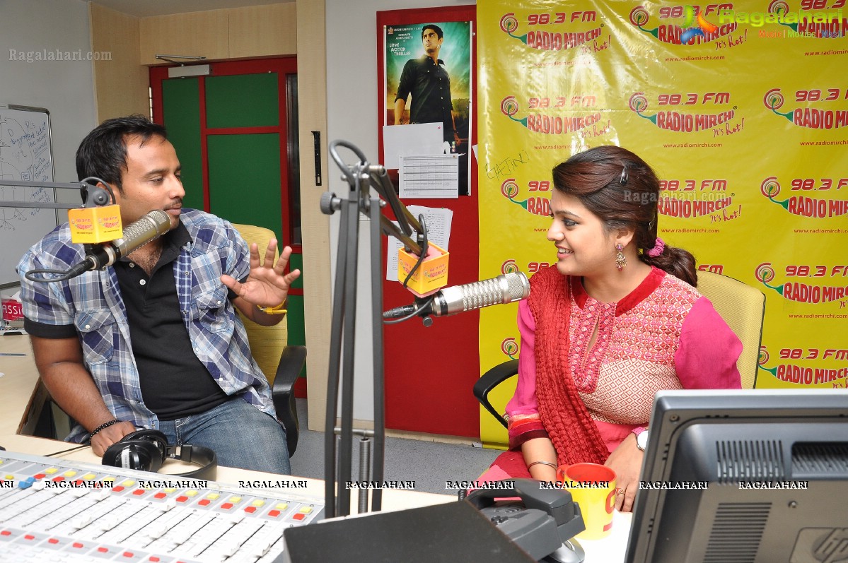 Tashu Kaushik at Mirchi Studios, Hyderabad