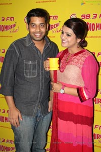 Tashu Kaushik at Mirchi Studios