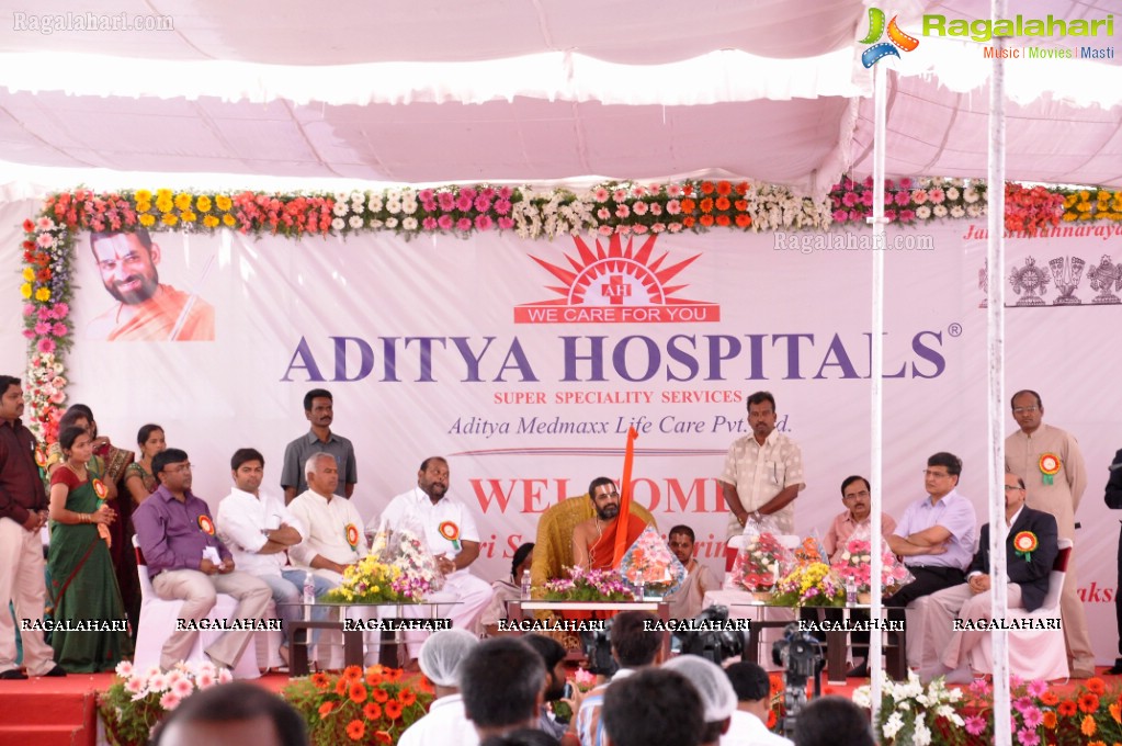 Chinna Jeeyar Swamy inaugurates Aditya Hospital at Uppal, Hyderabad