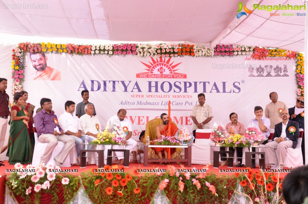 Chinna Jeeyar Swamy inaugurates Aditya Hospital at Uppal, Hyderabad