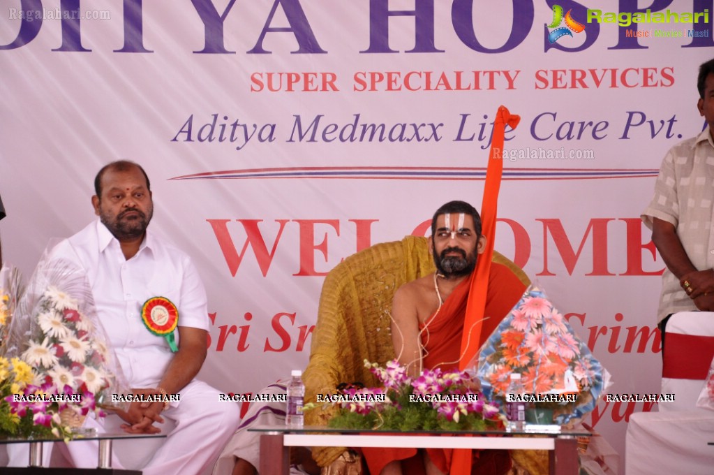 Chinna Jeeyar Swamy inaugurates Aditya Hospital at Uppal, Hyderabad