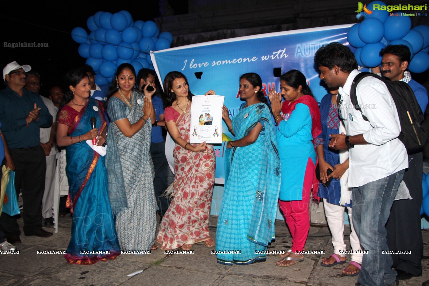 World Autism Awareness Day 2013 by Aarambh at Hussain Sagar, Hyderabad