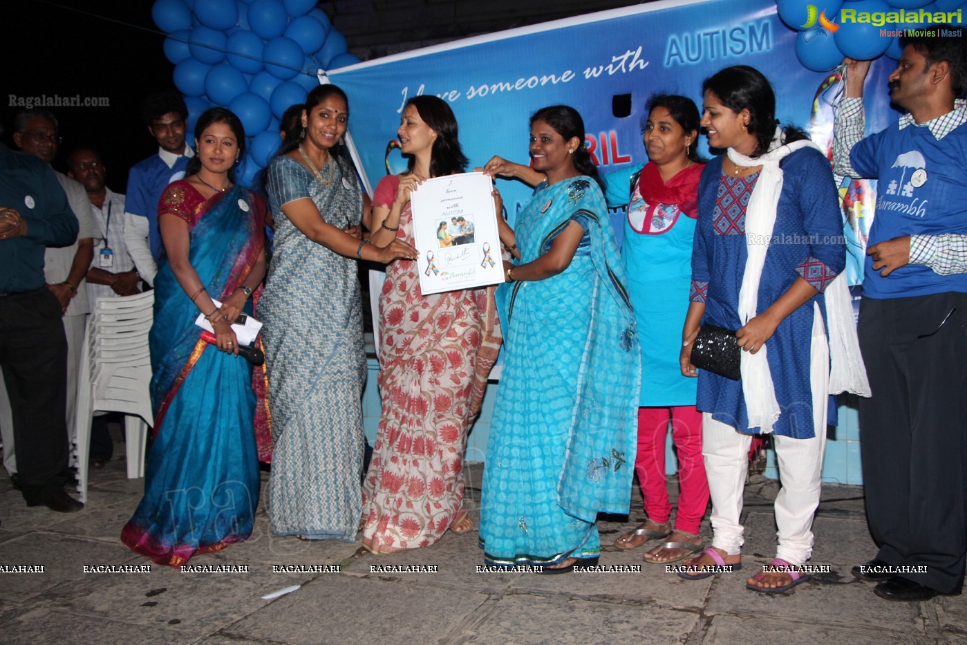 World Autism Awareness Day 2013 by Aarambh at Hussain Sagar, Hyderabad