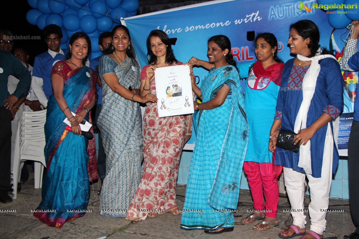 World Autism Awareness Day 2013 by Aarambh at Hussain Sagar, Hyderabad