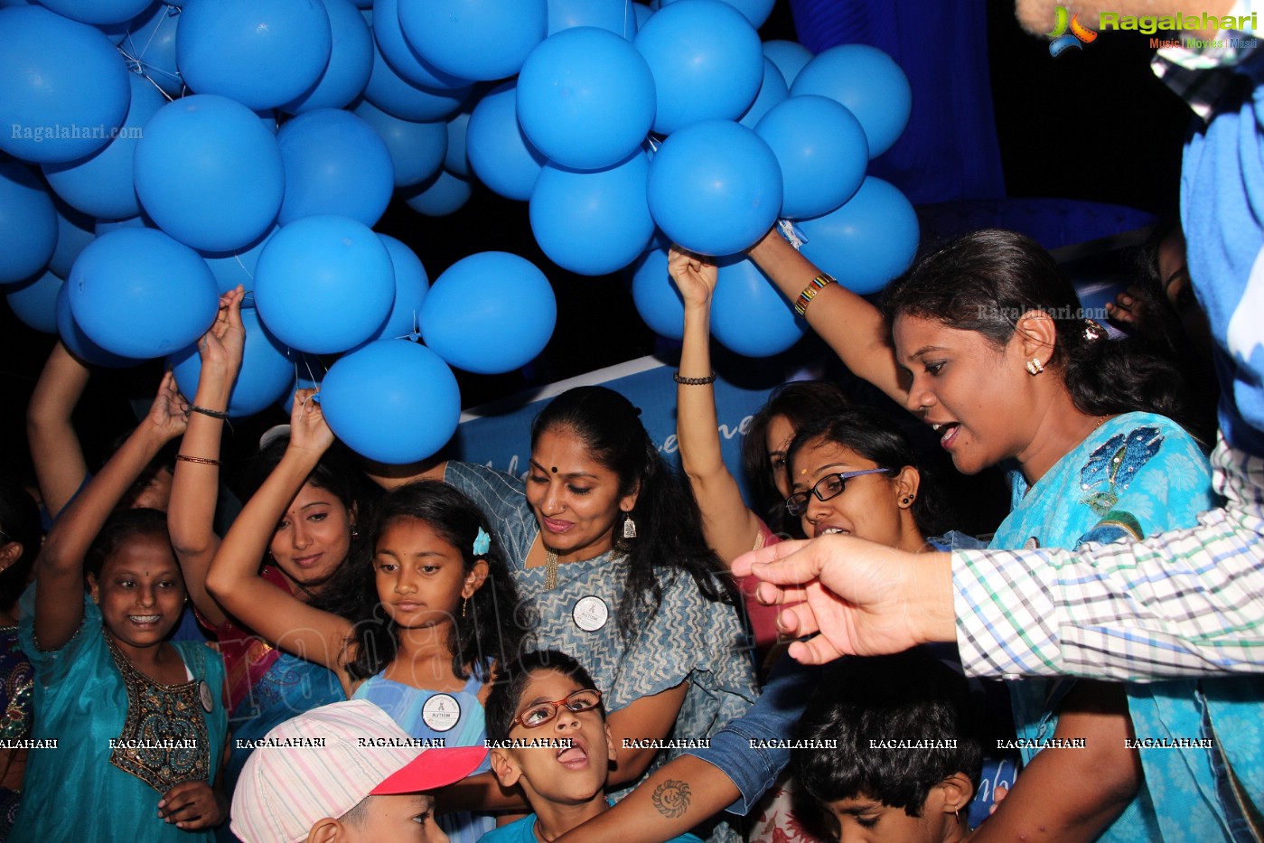 World Autism Awareness Day 2013 by Aarambh at Hussain Sagar, Hyderabad