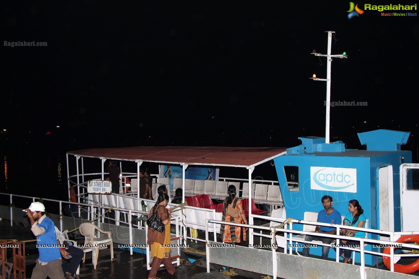 World Autism Awareness Day 2013 by Aarambh at Hussain Sagar, Hyderabad