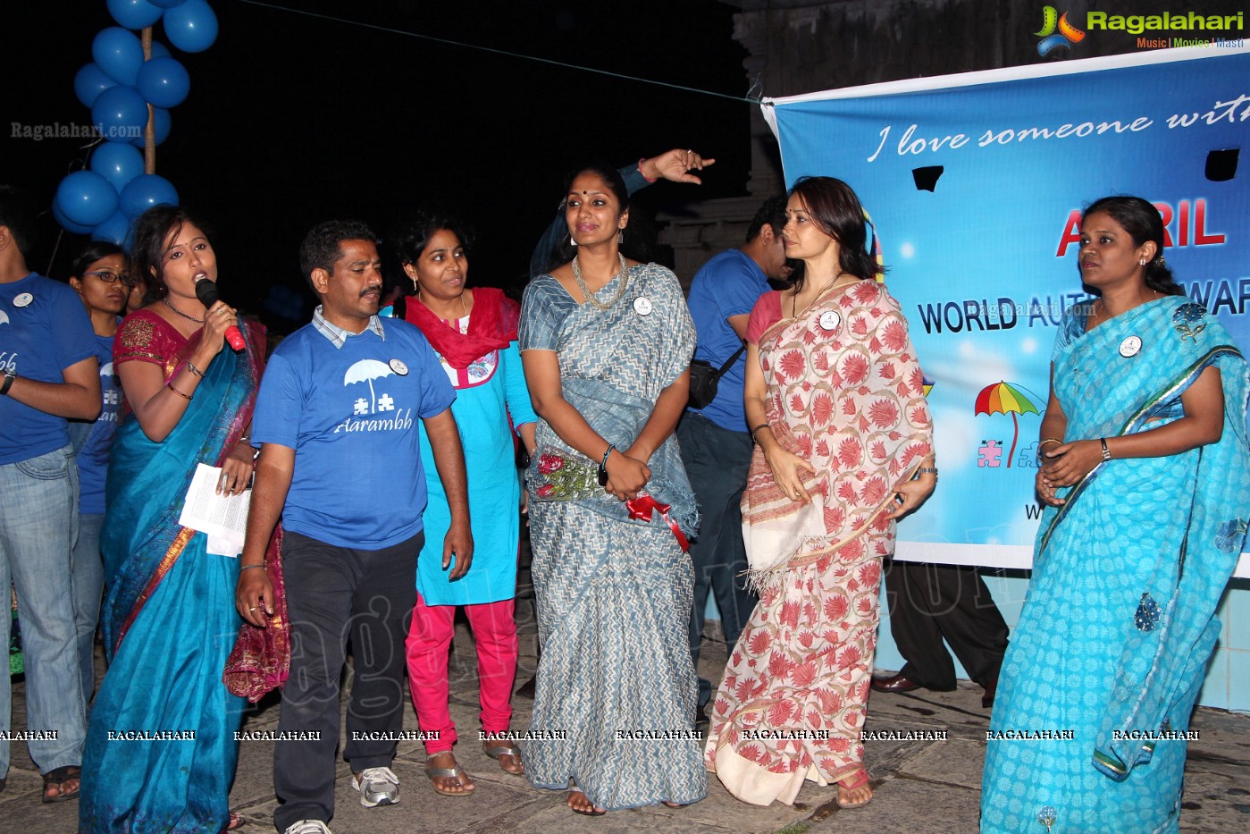 World Autism Awareness Day 2013 by Aarambh at Hussain Sagar, Hyderabad