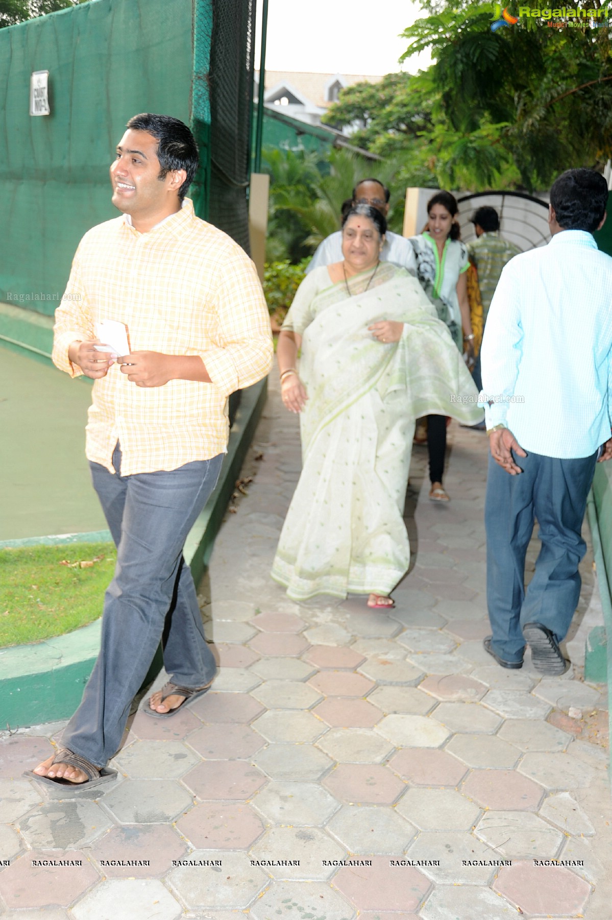 Chiranjeevi casts his vote at Jubilee Hills Club, Hyderabad