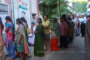 Pawan Kalyan Voting Photos