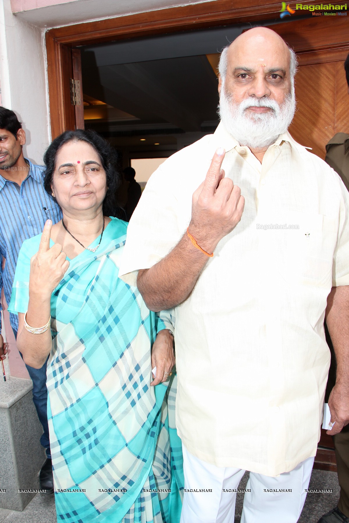 Tollywood Celebs cast their vote at FNCC, Hyderabad