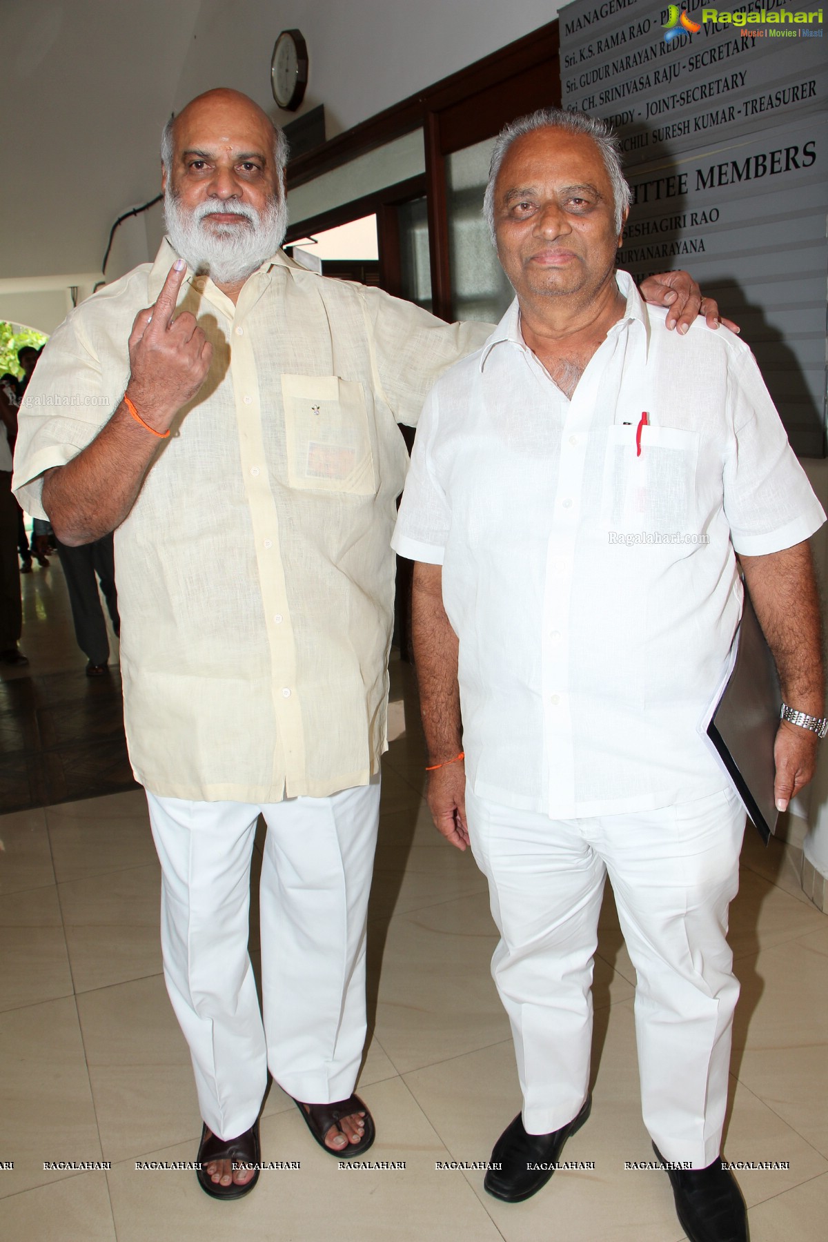 Tollywood Celebs cast their vote at FNCC, Hyderabad