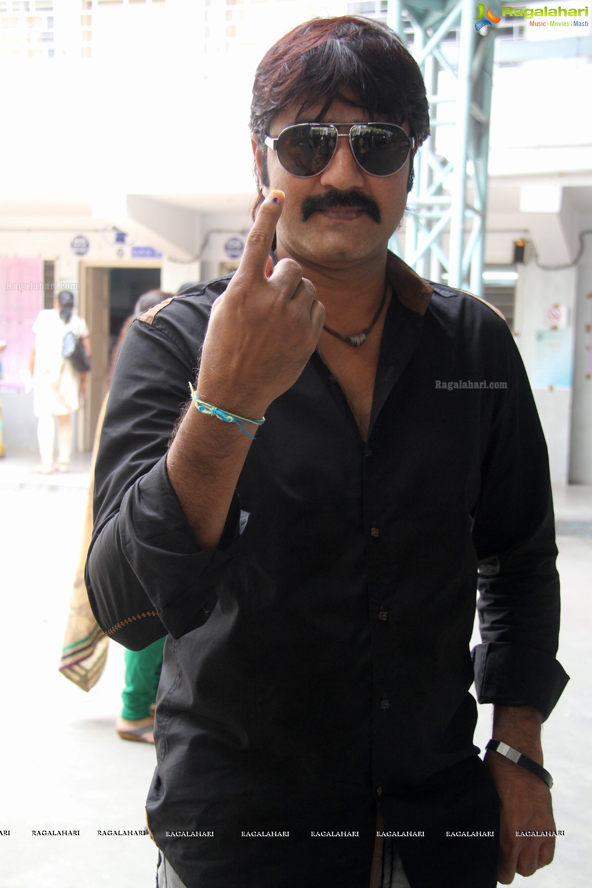 Tollywood Celebs cast their vote at Jubilee Hills Public School, Hyderabad