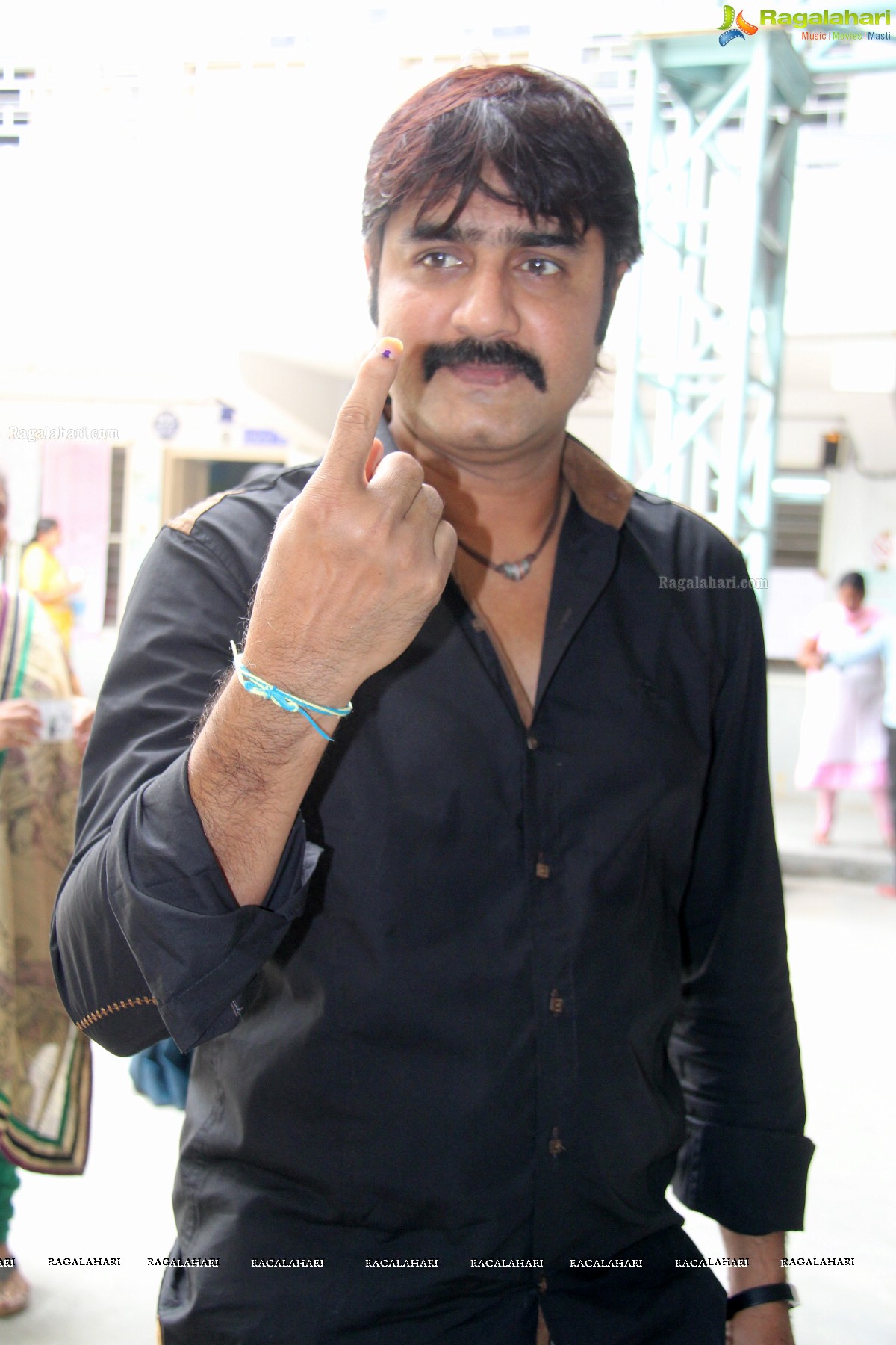 Tollywood Celebs cast their vote at Jubilee Hills Public School, Hyderabad