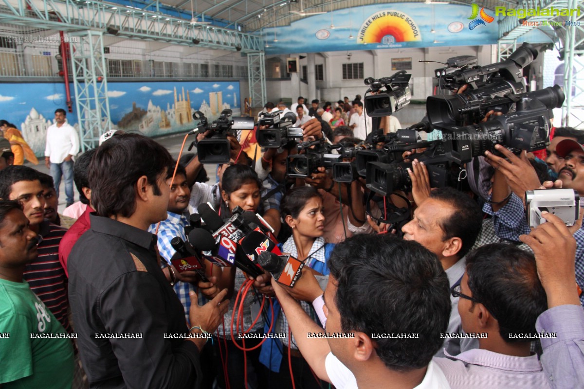 Tollywood Celebs cast their vote at Jubilee Hills Public School, Hyderabad