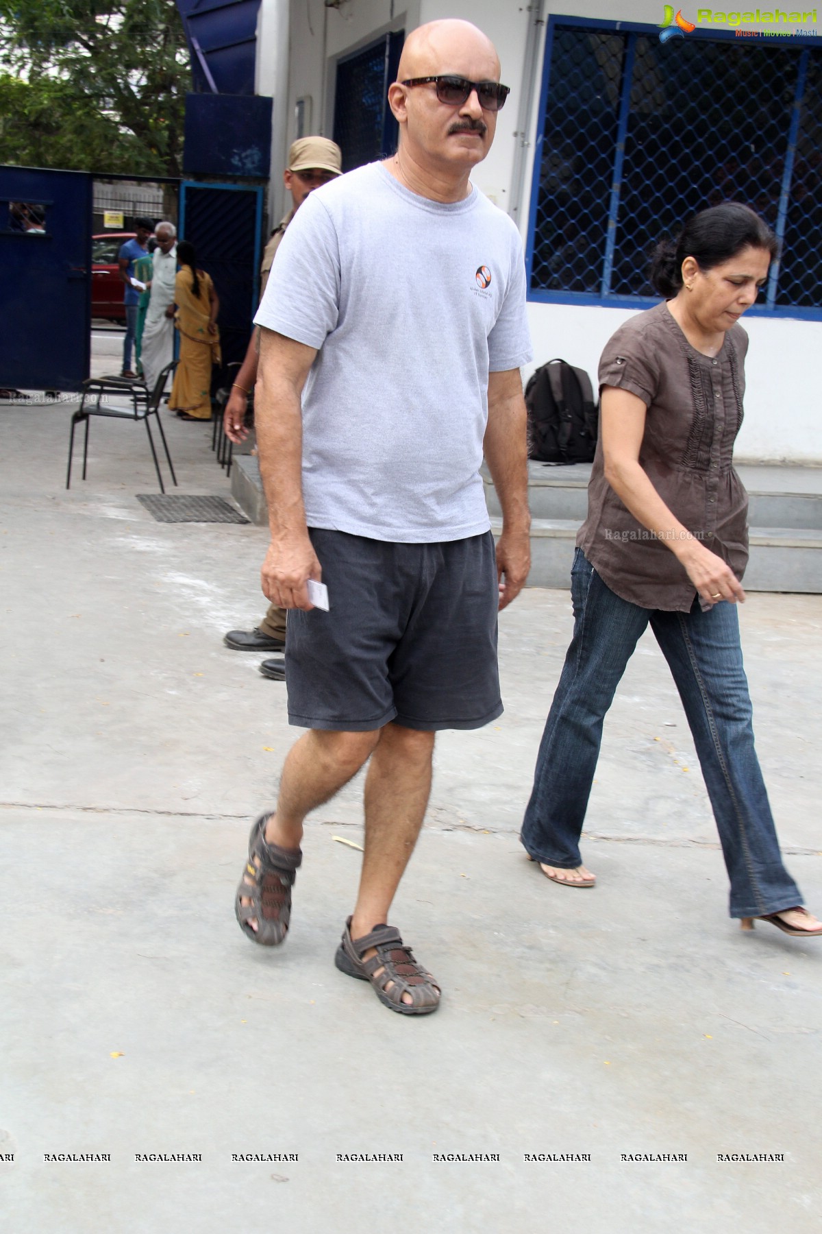 Tollywood Celebs cast their vote at Jubilee Hills Public School, Hyderabad