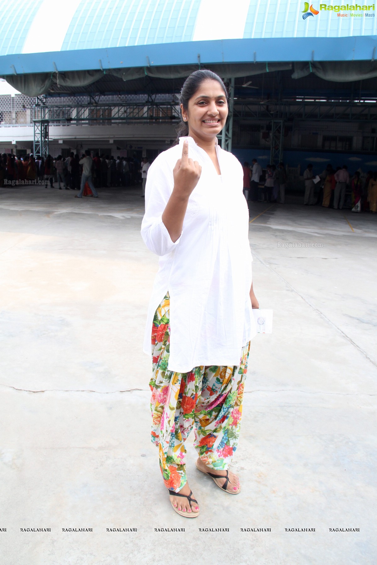 Tollywood Celebs cast their vote at Jubilee Hills Public School, Hyderabad