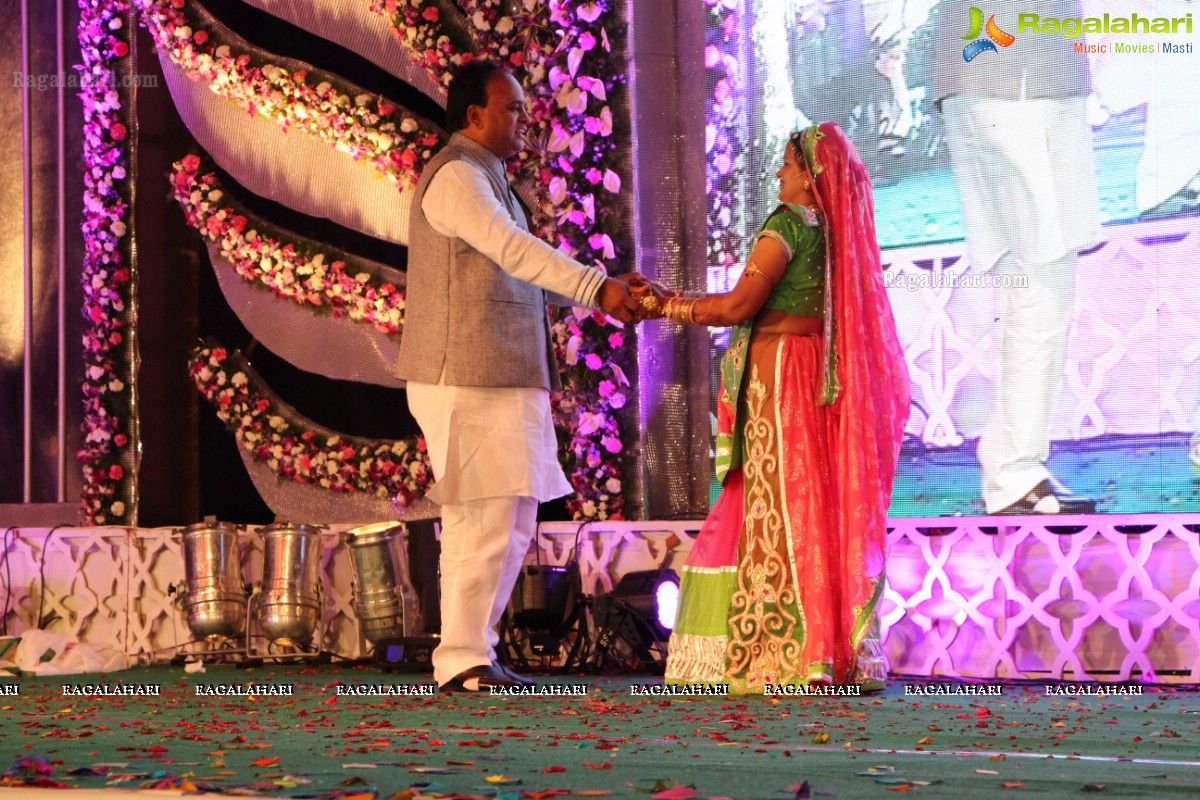 Ashwin-Neta Grand Wedding Sangeet Ceremony at Dorapati Garden, Hyderabad