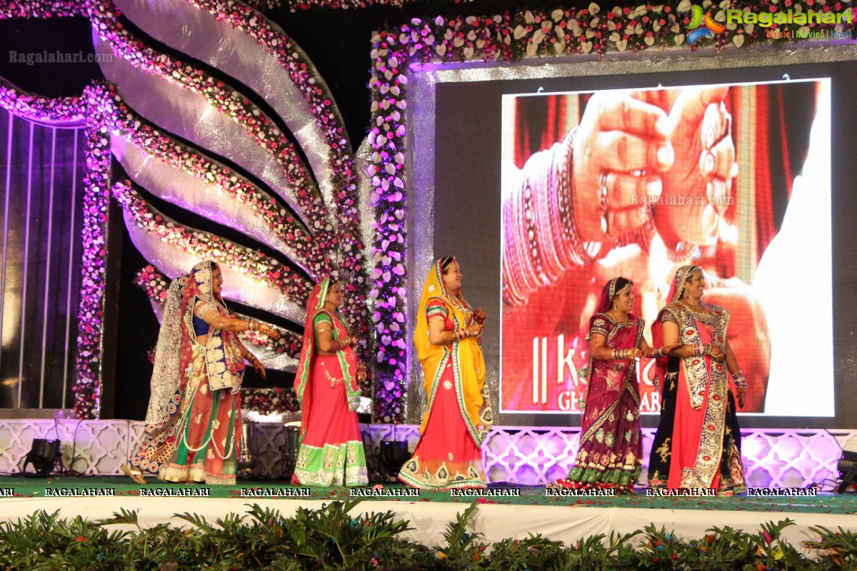 Ashwin-Neta Grand Wedding Sangeet Ceremony at Dorapati Garden, Hyderabad