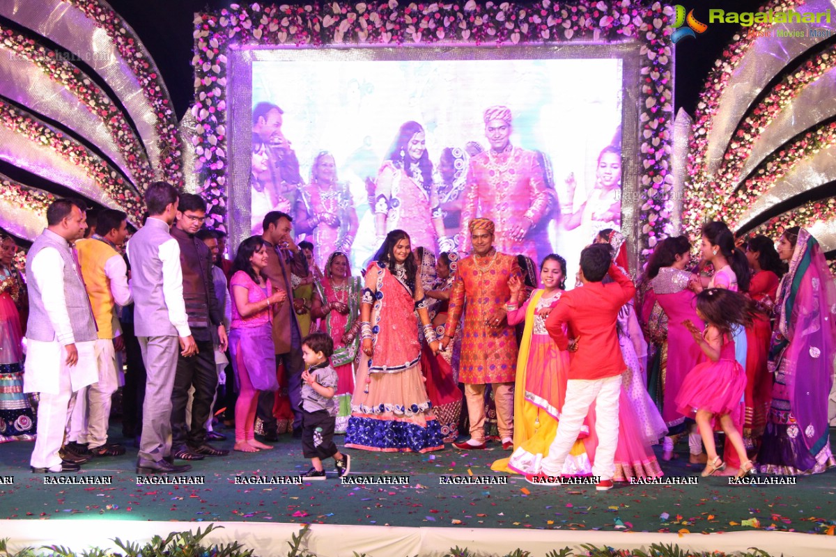 Ashwin-Neta Grand Wedding Sangeet Ceremony at Dorapati Garden, Hyderabad