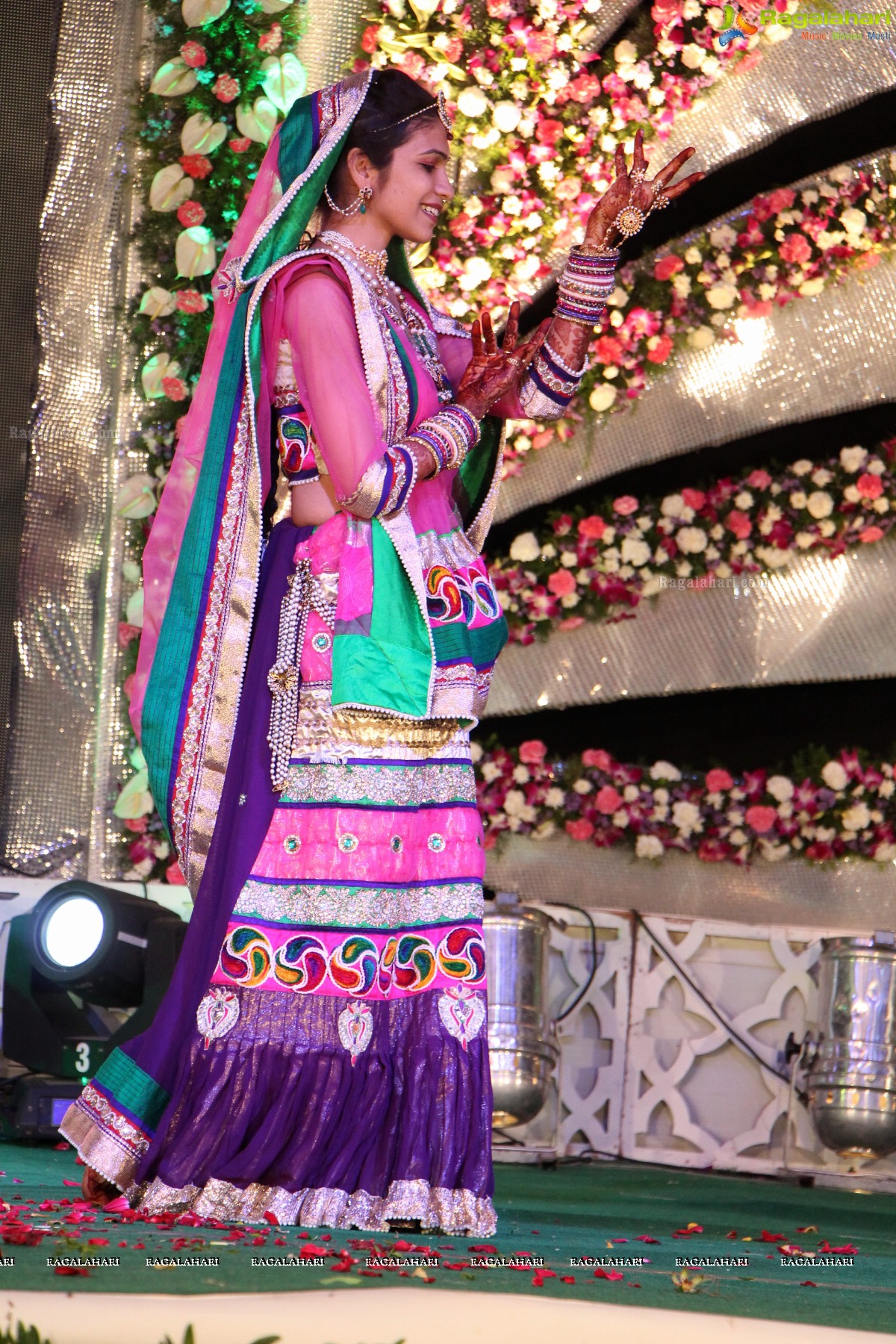 Ashwin-Neta Grand Wedding Sangeet Ceremony at Dorapati Garden, Hyderabad