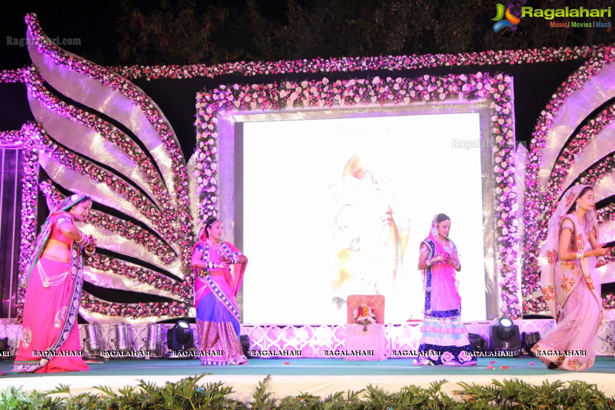 Ashwin-Neta Grand Wedding Sangeet Ceremony at Dorapati Garden, Hyderabad