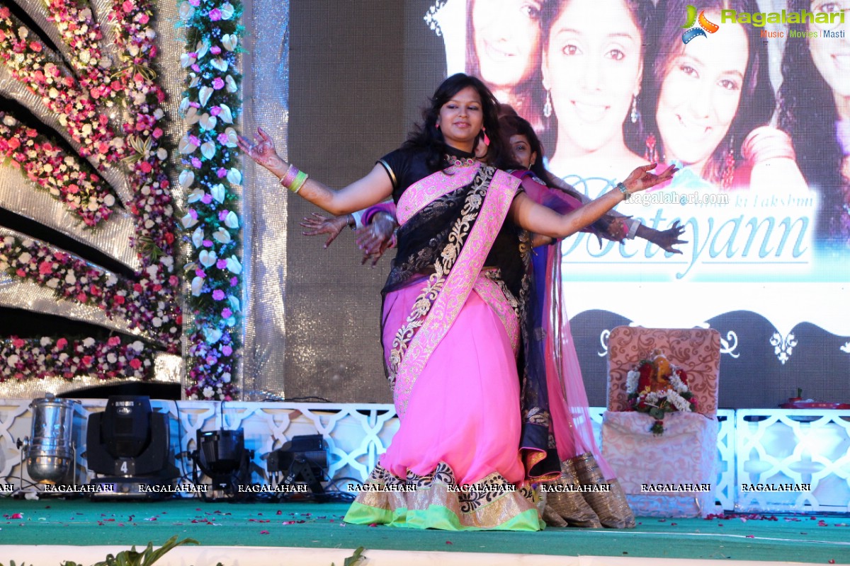 Ashwin-Neta Grand Wedding Sangeet Ceremony at Dorapati Garden, Hyderabad