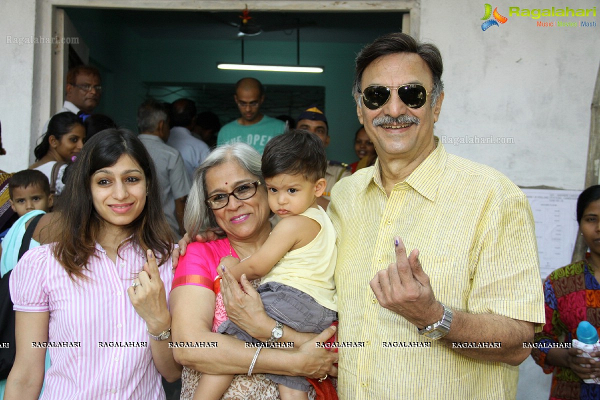 Bollywood Celebs at Lok Sabha Polls 2014