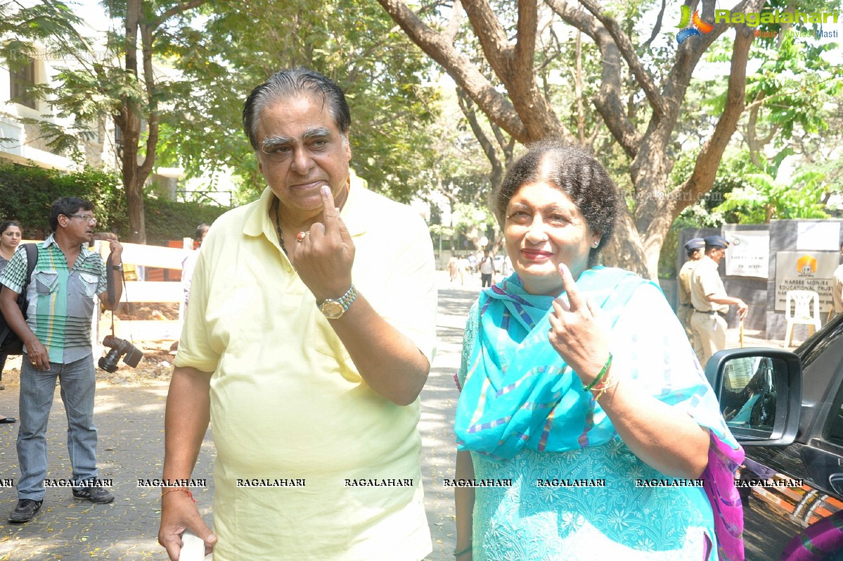 Bollywood Celebs at Lok Sabha Polls 2014