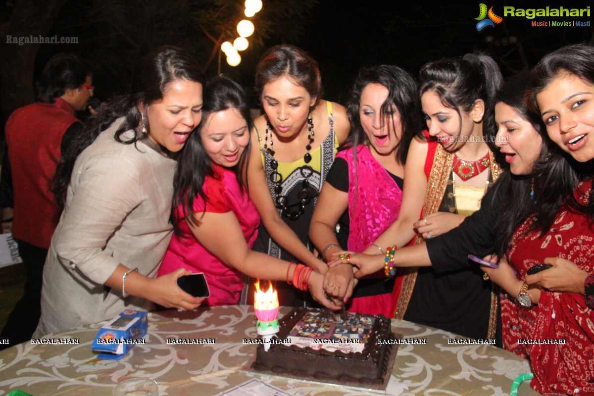 Glitterati 1st Anniversary Celebrations at Ashiana, Hyderabad