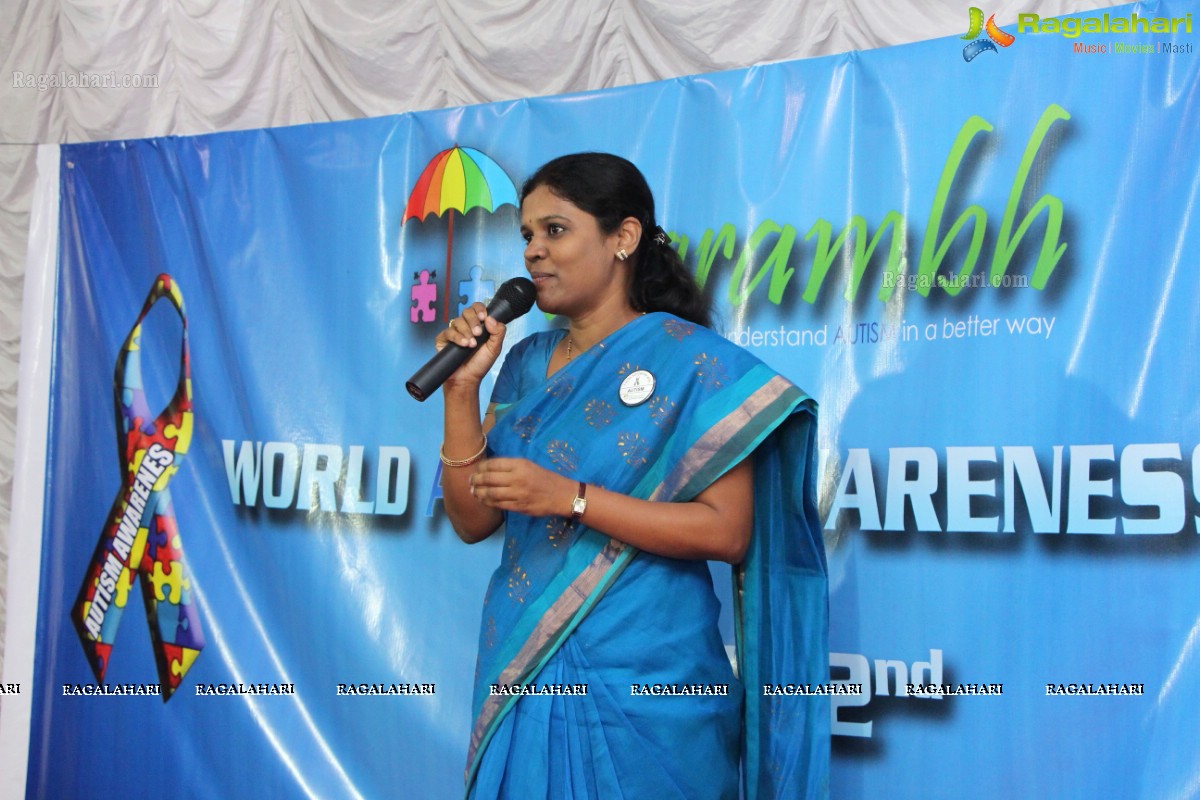 World Autism Awareness Day 2014 by Aarambh Association, Hyderabad