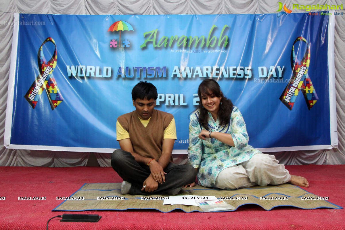 World Autism Awareness Day 2014 by Aarambh Association, Hyderabad