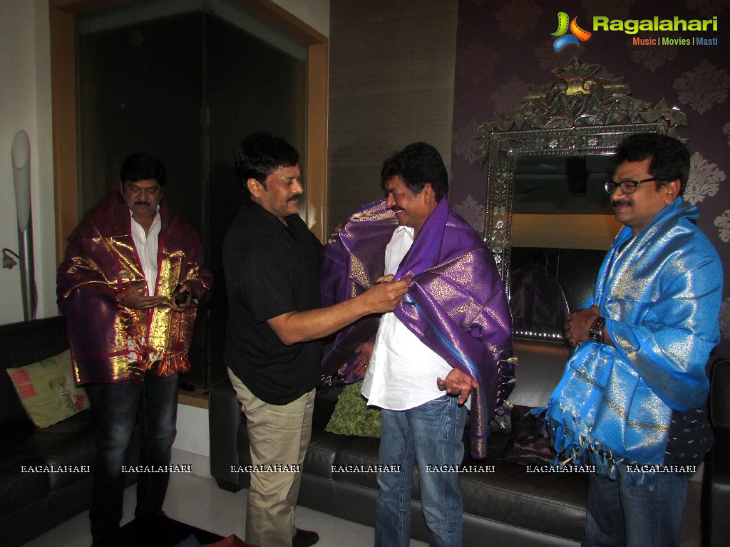 MAA President Rajendra Prasad Meets Chiranjeevi