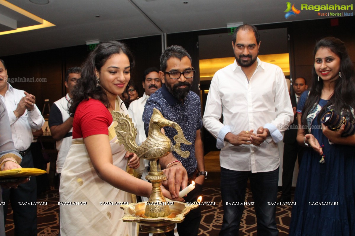 Nithya Menen inaugurates Gnana Shekar VS Art Exhibition in Hyderabad