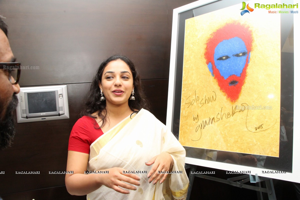 Nithya Menen inaugurates Gnana Shekar VS Art Exhibition in Hyderabad