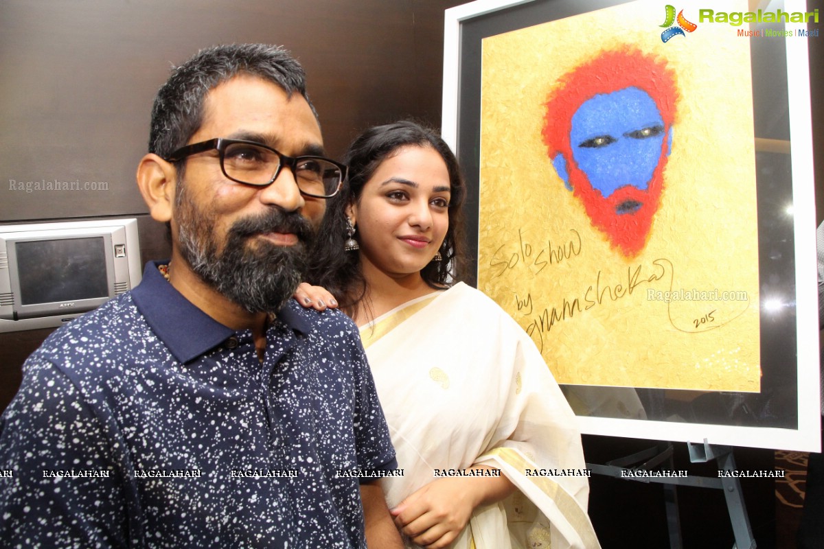 Nithya Menen inaugurates Gnana Shekar VS Art Exhibition in Hyderabad