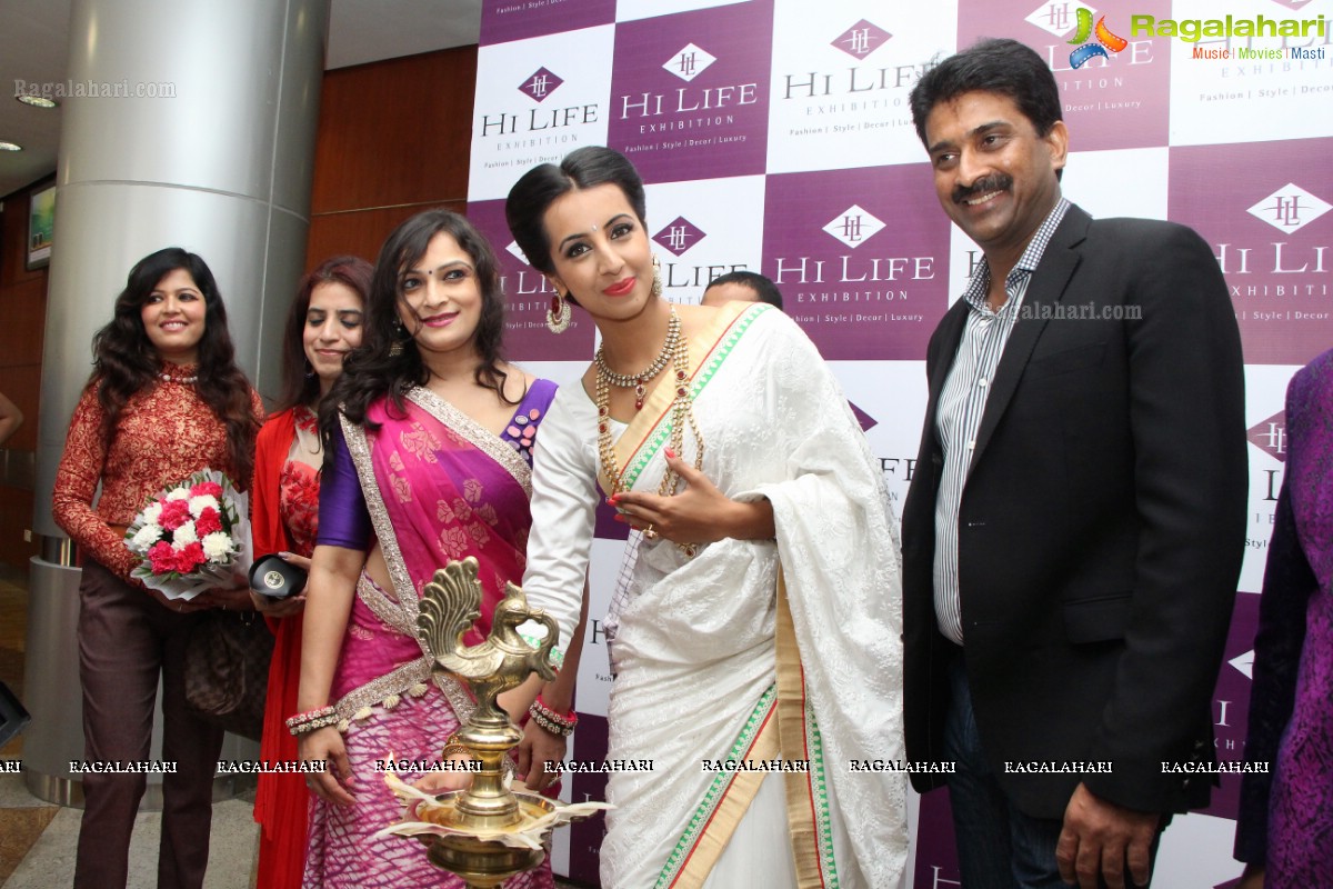 Sanjjanaa Archana Galrani inaugurates Hi Life Exhibition at Novotel HICC Hyderabad