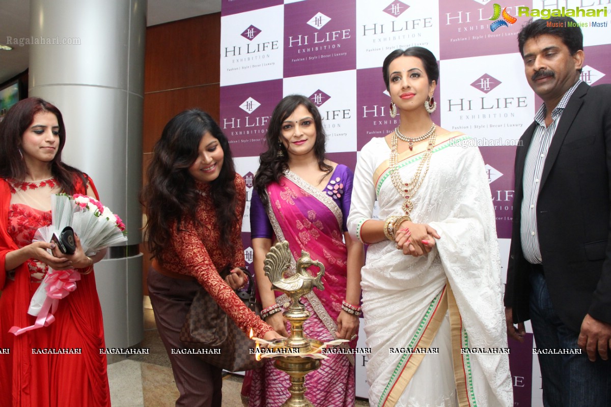 Sanjjanaa Archana Galrani inaugurates Hi Life Exhibition at Novotel HICC Hyderabad