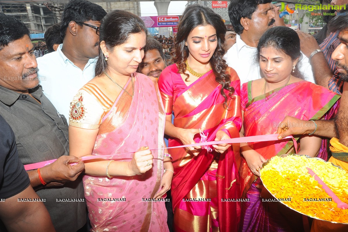 Samantha launches JC Brothers at Kukatpally