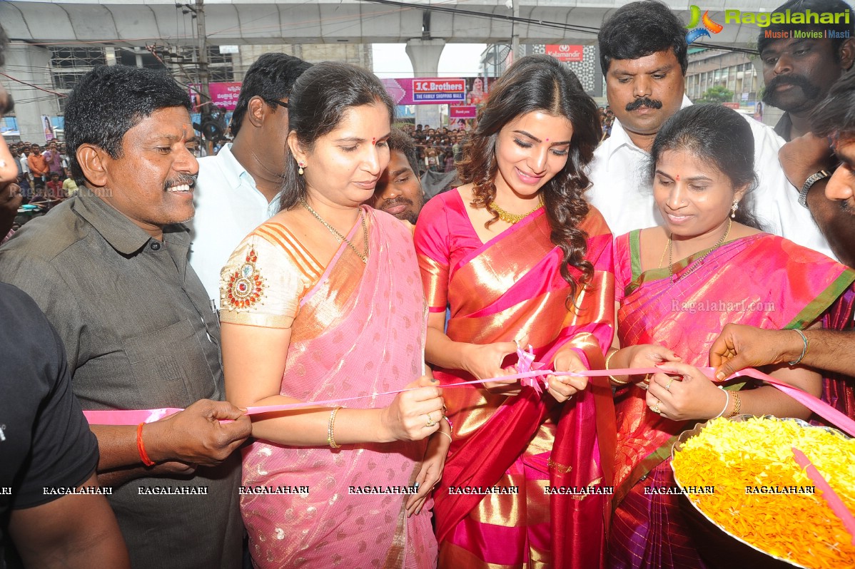 Samantha launches JC Brothers at Kukatpally