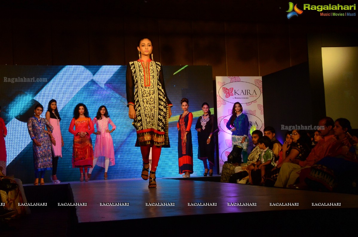 Kaira Fashion Show with Saina Nehwal