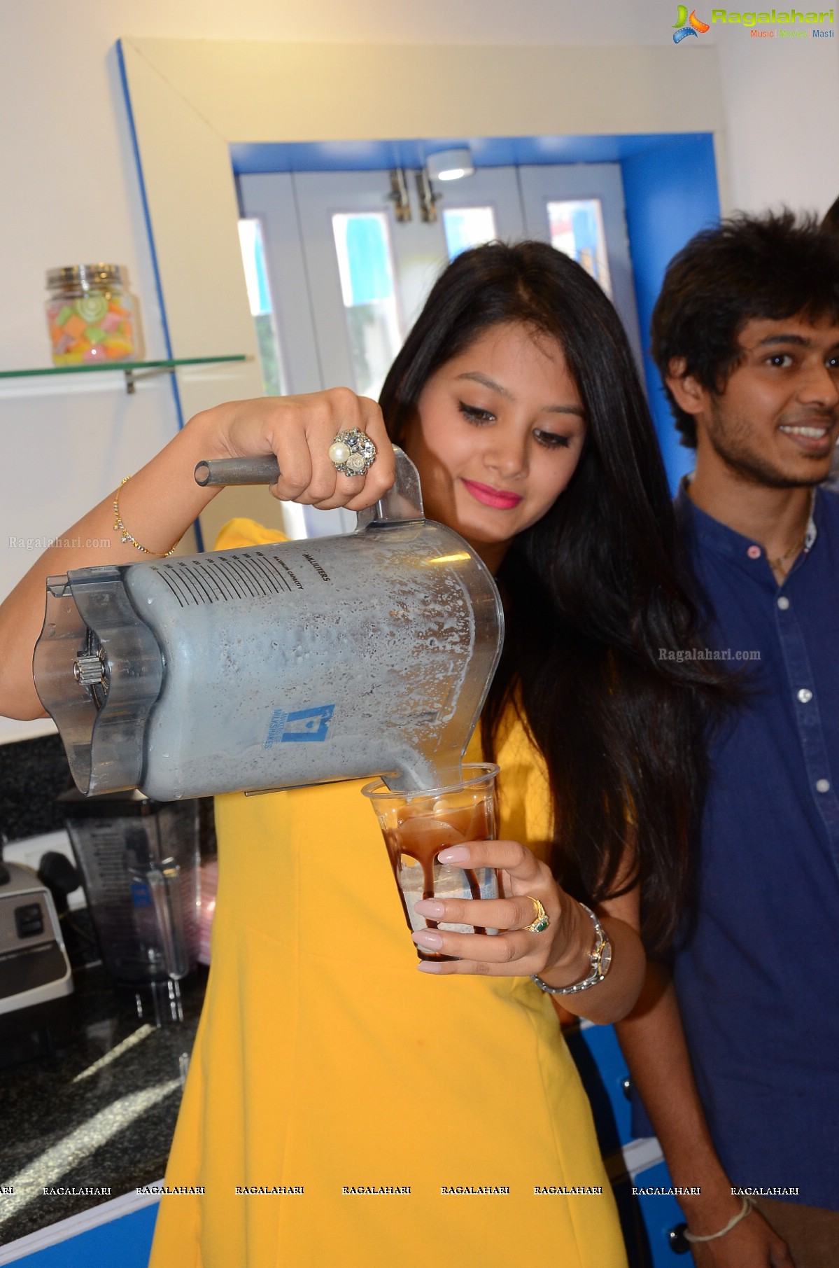 Monika Singh launches Makers of Milk Shakes in Hyderabad