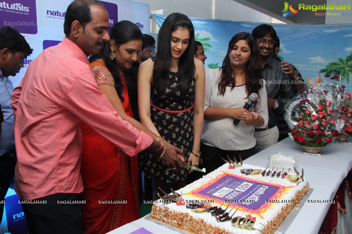 Naturals Salon Launch by Adah Sharma at Pragathi Nagar, Hyderabad