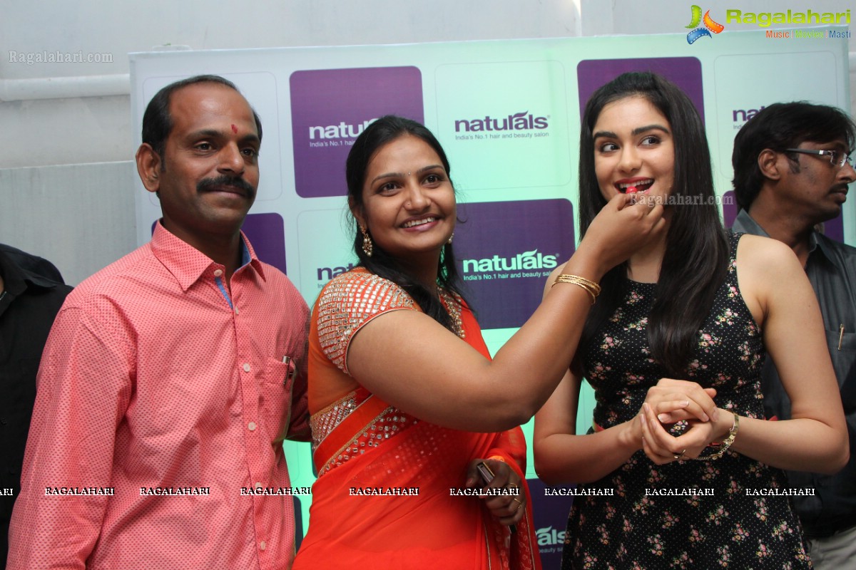 Naturals Salon Launch by Adah Sharma at Pragathi Nagar, Hyderabad