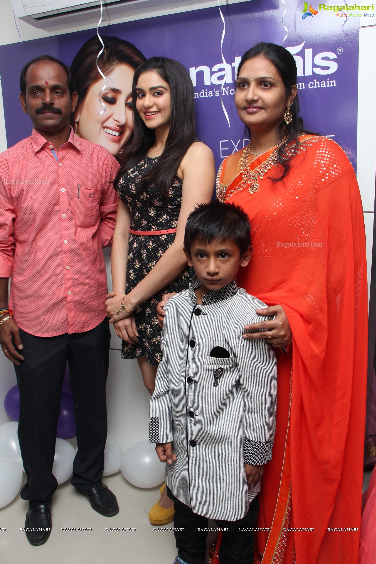 Naturals Salon Launch by Adah Sharma at Pragathi Nagar, Hyderabad