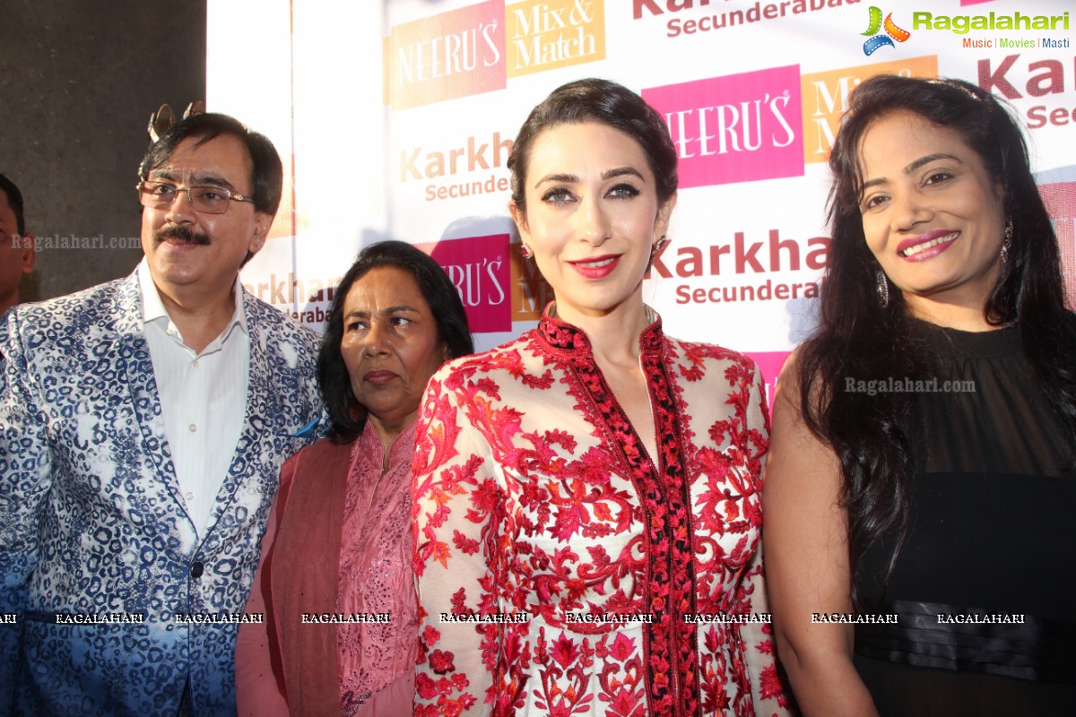Neeru's Grand Launch by Karisma Kapoor at Karkhana, Secunderabad