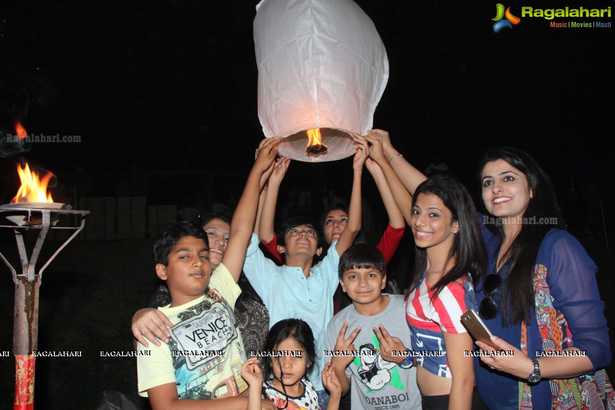 Grand Finale Day of 'Rise Up 2015' - India's Biggest Sky Lantern Festival