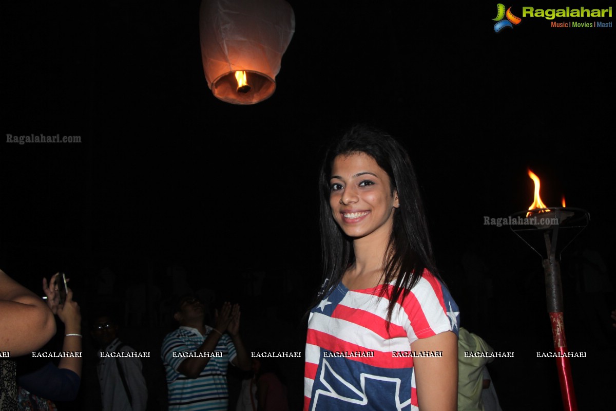 Grand Finale Day of 'Rise Up 2015' - India's Biggest Sky Lantern Festival